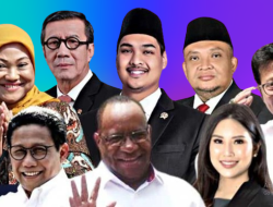 Jumlah Suara Sementara Para Menteri-Wamen Versi Real Count KPU